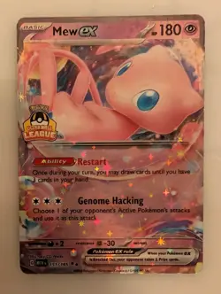 Fan Art: Mew 151 STAR HOLO Ultra Ball League Custom Card - Image 1