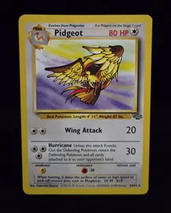 Pokemon TCG - PIDGEOT - 24/64 - RARE - UNLIMITED - JUNGLE (1999) - WOTC - LP - Image 1