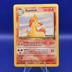 Rapidash 44/64 Jungle Set Uncommon Regular Pokemon LP - Image 1