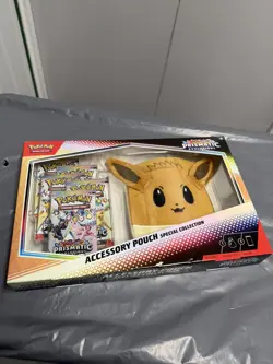 Pokemon TCG Prismatic Evolutions Accessory Pouch Brand New Sealed Box! - Image 1