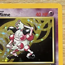 Pokemon TCG Mr. Mime Jungle 6/64 Holo Rare Unlimited Wizards of the Coast - Image 3