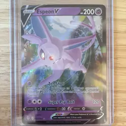 Pokemon TCG Espeon V 064/203 Evolving Skies Full Art Holo Ultra Rare 200 HP - Image 2