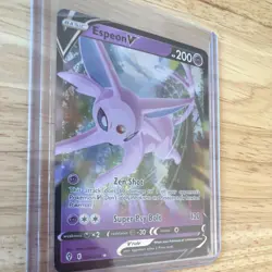 Pokemon TCG Espeon V 064/203 Evolving Skies Full Art Holo Ultra Rare 200 HP - Image 3