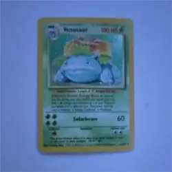 Pokemon Venusaur Base Set 15/102 Holo Rare 100 HP Stage 2 1999-2000 TCG - Image 1