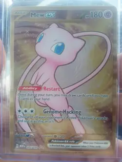 Pokemon Mew ex 205/165 Sv: Scarlet & Violet 151 Full Art Holo Hyper Rare 180 Hp - Image 1