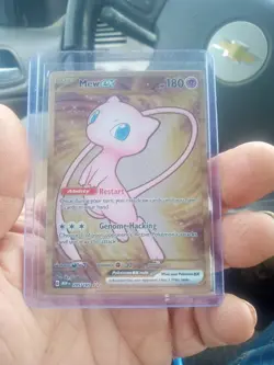Pokemon Mew ex 205/165 Sv: Scarlet & Violet 151 Full Art Holo Hyper Rare 180 Hp - Image 2