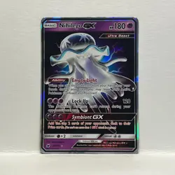 Nihilego GX 49/111 Sun & Moon - Crimson Invasion Holo Rare Pokemon TCG - Image 1