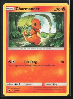 Charmander 1/70 Common Dragon Majesty Pokemon Lightly Played - Image 1
