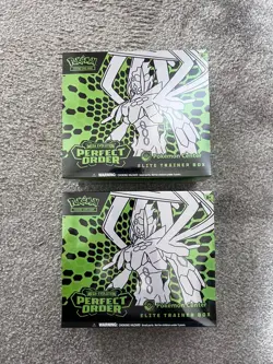 2x Pokemon TCG Perfect Order Pokemon Center Elite Trainer Box ETBs ✅ - Image 1