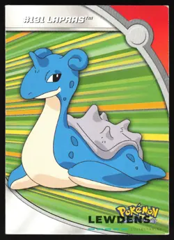 Lapras - HV13 - Topps Pokemon Series 3 TV Animation Heroes & Villains - MP - Image 1