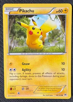 PIKACHU 48/162 C BREAKTHROUGH POKEMON LP - Image 1