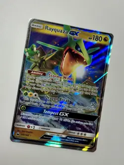 Pokemon Rayquaza GX Ultra Rare Full Art Sm-Celestial Storm Holo 109/168 - Image 4
