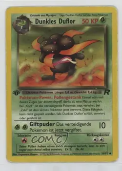 Dark Gloom German 1st Ed. Pokemon Team Rocket #36 2000 - Image 1