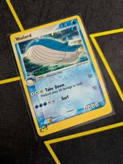 Wailord Holo Rare 14/109 LP Ruby and Sapphire 2003 Holo Pokemon English - Image 2