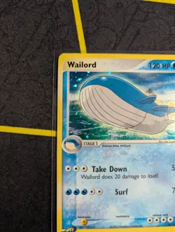 Wailord Holo Rare 14/109 LP Ruby and Sapphire 2003 Holo Pokemon English - Image 4