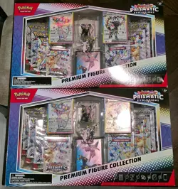 Pokemon Prismatic Evolutions Premium Figure Collection X2 ✅ - Image 1