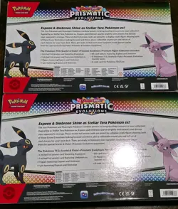 Pokemon Prismatic Evolutions Premium Figure Collection X2 ✅ - Image 2