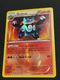 Pokemon TCG Emboar Secret Rare Next Destinies - 100/99 - Image 1