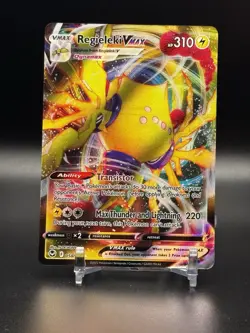 Regieleki VMAX 058/195 2022 Pokemon SWSH Silver Tempest Full Art NM - Image 1