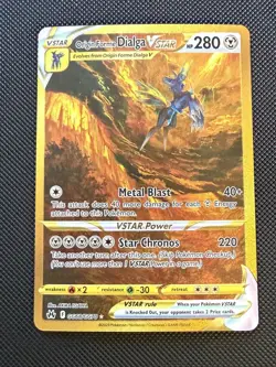Pokemon Origin Forme Dialga VSTAR GG68/GG70 Crown Zenith Secret Rare Holo - NM/M - Image 1