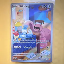 Pokemon Lickitung 180/162 TEF Basic Holo Rare Regular Nintendo Pokemon TCG NM - Image 1