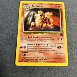 Pokemon TCG Arcanine Black Star Promo 6 WOTC Exclusive Non-Holo - LP - Image 2