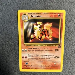 Pokemon TCG Arcanine Black Star Promo 6 WOTC Exclusive Non-Holo - LP - Image 3