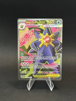 MEGA STARMIE EX 102/088 ULTRA RARE PERFECT ORDER POKEMON - Image 1