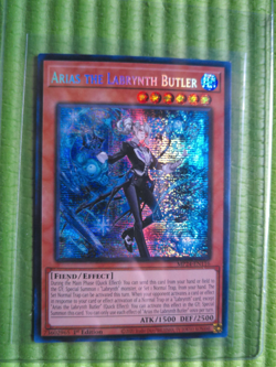 Yugioh Arias The Labrynth Butler MP24-EN116 Secret Rare 1st Edition Konami - Image 1