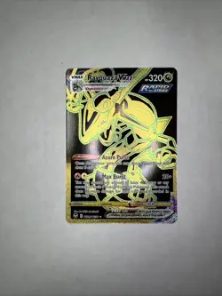 Pokemon TCG Rayquaza VMAX TG29/TG30 SWSH Silver Tempest Secret Rare Card - Image 1