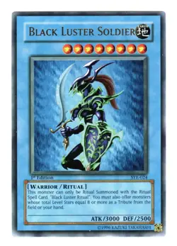 YUGIOH - BLACK LUSTER SOLDIER - SYE-024 - 1st EDITION - ULTRA RARE - Image 1