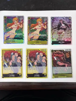 ONE PIECE HOLO CARD LOT (6 CARDS) 🔥 NAMI FOIL x2 + NICO ROBIN + KAROO/KARURA 🔥 - Image 1