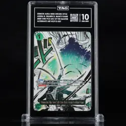 Demon Aura Nine Sword Style #OP12-037 Alt Art One Piece TAG GEM MINT 10 - Image 1