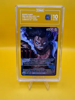 Monkey D Luffy Op11-040 Leader Alt Art A Fist Of Divine Speed Tag 10 - Image 1