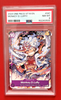 2023 ONE PIECE MONKEY D. LUFFY PIRATE PARTY PSA 8 Promo P-041 English - Image 2