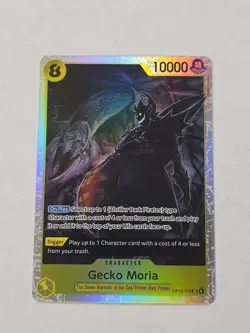 Gecko Moria OP14-104 The Azure Sea's Seven Foil One Piece TCG English - Image 1