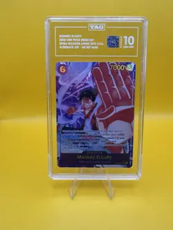 2025 One Piece Anime 25th Monkey D. Luffy Alternate Art #EB02-061 TAG 10 - Image 1