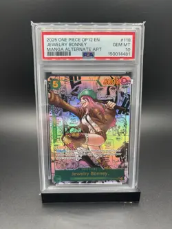 2025 ONE PIECE LEGACY OF THE MASTER MANGA ALT ART #118 JEWELRY BONNEY PSA 10 - Image 1