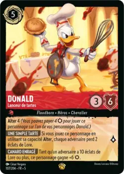 Lorcana - Donald - Lanceur de tartes - MINT/NMINT - FR - Image 1