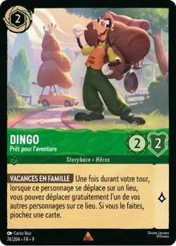 Lorcana - Dingo - Pret pour l'aventure - MINT/NMINT - FR - FOIL - Image 1