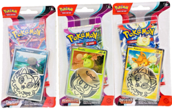 Set of 3 Pokemon Scarlet & Violet Paldea Evolved, Obsidian Flames Trading Cards. - Image 1