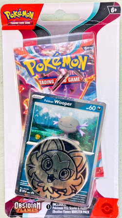 Set of 3 Pokemon Scarlet & Violet Paldea Evolved, Obsidian Flames Trading Cards. - Image 3