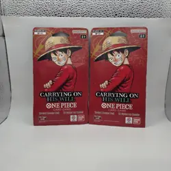 One Piece Card Game -'Carrying On His Will' ( Enlish Ver) 12 card booster pack. - Image 1