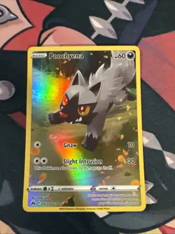 Poochyena GG33/GG70 Crown Zenith Full Art Ultra Rare Holo Pokemon Card HP - Image 1