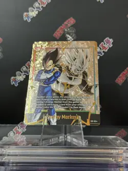 Bandai Dragon Ball Super Card Game Energy Marker Foil Vegeta E01-02 Card Stock - Image 1