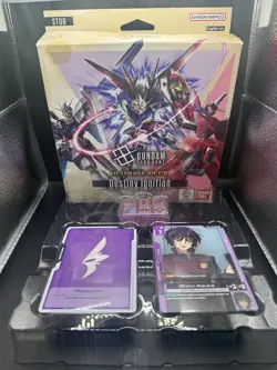 Gundam ST09 Destiny Ignition Ultimate Deck - DECK & Dice ONLY - NO Bonus Card - Image 1