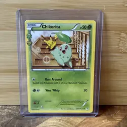 Pokemon TCG Chikorita Common GEN RC1/RC32 LP Trading Card - Image 1