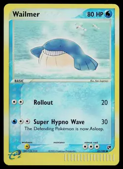Pokemon Card - Wailmer Sandstorm 83/100 Reverse Holo Common - Image 1