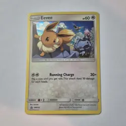 Pokemon Eevee SM235 Sun & Moon Promo Holo Card Basic 60HP Run Swifty - Image 1
