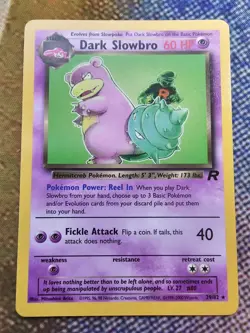 Pokemon Card - Dark Slowbro 29/82 Non Holo Rare Team Rocket WOTC 🚀 Excellent NM - Image 1
